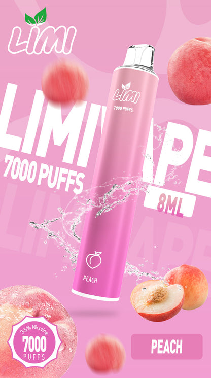 台灣現貨-Limi7000口拋棄式/電子煙  煙油容量更高 口味更優化