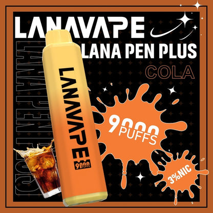 LANA9000口 一次性拋棄式|大容量 持久續航 快速充電-台灣現貨
