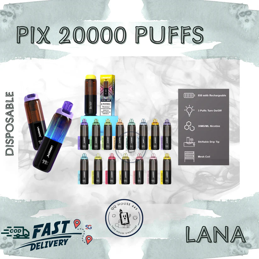 LANA PIX 閃光彈20000口拋棄式